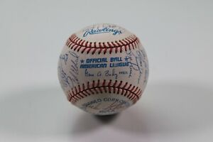 1997 Milwaukee Brewers signed autographed baseball! AMCo! 16474