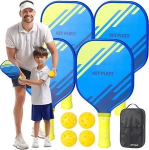 Pickleball Set - Pickleball Paddles Family 4-Pack, USAPA Approved 2 Child-Size & - Picture 1 of 7