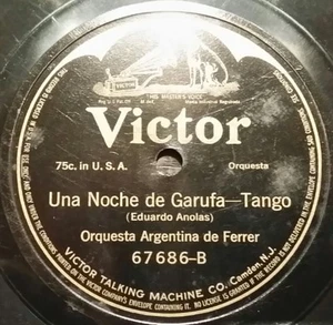 TANGO 78 rpm RECORD Victor ORQUESTA ARGENTINA DE FERRER Eduardo Arolas / Greco - Picture 1 of 2