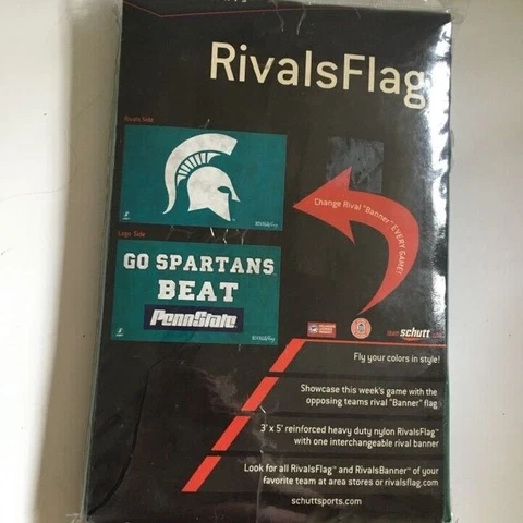 Michigan State beat Penn State 3 x 5 rival flag banner college NEW football Cover