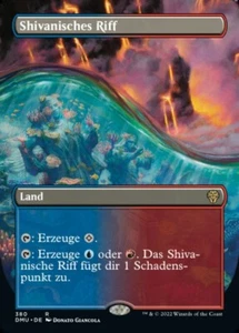 Shivanisches Riff / Shivan Reef - DOMINARIA UNITED - tedesco (nm +) borderless - Foto 1 di 1