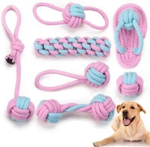 7Pack Dog Rope Toys for Small Dogs Puppy Rope Toys From 8 Weeks Small Dog Puppy - Picture 1 of 5
