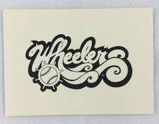1991 Charleston Wheelers-Classic BEST Baseball Card-Wheelers Logo