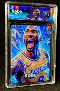 Kobe 2025 Anime Sport Manga Swag Cartoon Gold Snakeskin Prizm Slab- Lakers - Picture 1 of 3