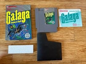 NINTENDO NES GALAGA COMPLETO DI SCATOLA CIB RARO AUTENTICO TESTATO