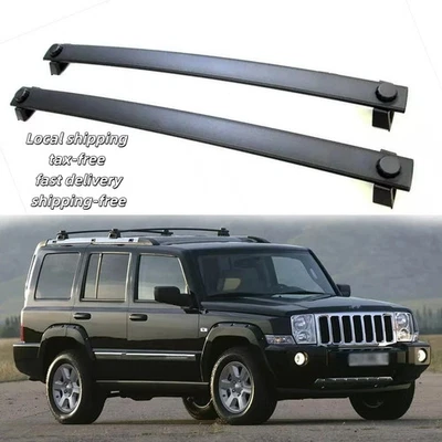2Pcs ALL NEW US STOCK Roof Rail Racks Crossbars Fit for Jeep Commander 2006-2010 - Изображение 1 из 4