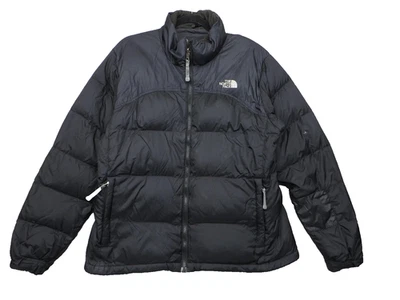 Chaqueta The North Face para mujer XL negra 700 plumón de ganso acolchado cremallera completa cálida A254 Foto 1 de 4