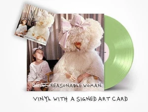 Sia Reasonable Woman Glow in the Dark Vinyl LP+ Signed Art Card New Sealed - Picture 1 of 1