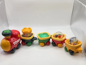 Vintage Tomy Zugset 1992 Kleinkind Säugling Spielzeug Zug 5 Stück - Bild 1 von 7