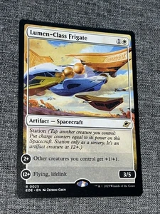 R 0025 Lumen-Class Frigate Rare Edge of Eternities MTG Card White Spacecraft NM - Picture 1 of 2