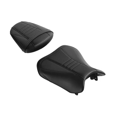 Asiento de conductor y pasajero negro apto para Suzuki GSXR600 GSXR750 2011-2024 2023 2022 Foto 1 de 4
