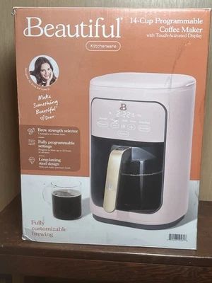 Beautiful 14 Cup Programmable Touchscreen Ground Coffee Maker by Drew Barrymore - Image 1 of 4