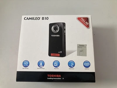 TOSHIBA Camileo B10 HD WEBCAM Pocket Camcorder 1080p - Open Box - Untested - Image 1 of 4