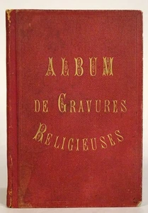 Antique c. 1870 ALBUM OF RELIGIOUS [Steel] ENGRAVINGS-G. J. Manz-Eng.-French-Ger - Bild 1 von 11