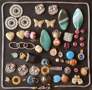Mezcla de piezas de joyería vintage para artesanía (Y22-11-01) - Imagen 1 de 3