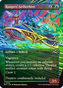 Rangers' Aetherhive (Borderless) 326 Foil NM MTG Aetherdrift Magic - Picture 1 of 1