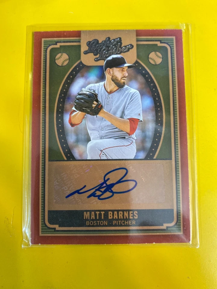 D64015 2019 Panini Leather and Lumber Autographs #5 Matt Barnes - Image 1 of 1
