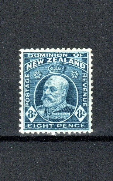 New Zealand 1916 8d deep bright blue MH - Image 1 of 1