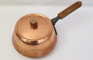 Vintage Spring Culinox Switzerland Swiss Copper on Metal Fondue Pot COMPLETE !! - Picture 1 of 7