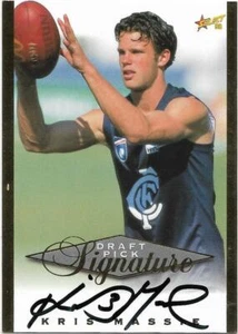 1998 Select Draft Pick Signature (SC4) Kris MASSIE Carlton :::: - Picture 1 of 1