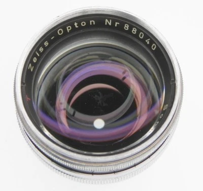 Contax Rangefinder RF Carl Zeiss 50mm f1.5 Sonnar Opton T*  #88040 - Image 1 of 4