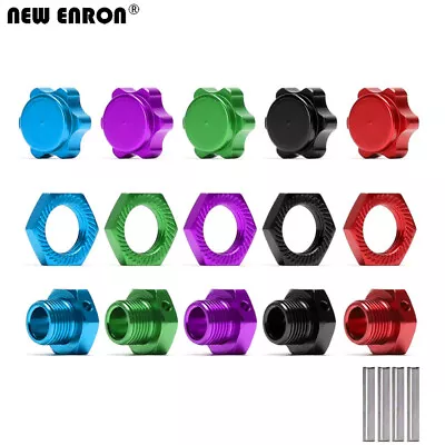 RC 1/8 Alloy 17mm Wheel Rim Hex Hub Mount Nut Cover For HSP HPI Traxxas Axial - Image 1 of 4