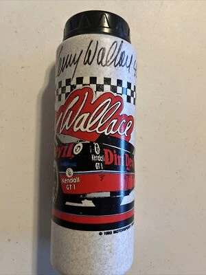 Бутылка для воды с автографом Кенни Уоллеса 1993 No40 Dirt Devil SABCO Racing - Изображение 1 из 3