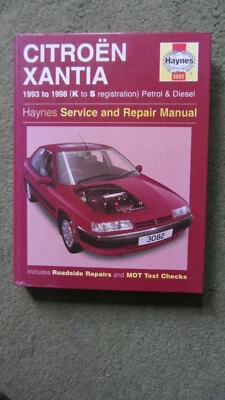 Citroën Xantia Haynes Service and Repair Manual -1993-1998 (K to S Registration) - Image 1 of 4