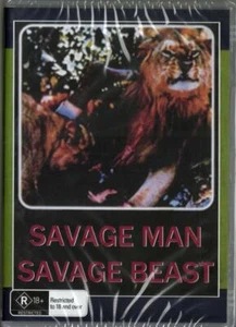 SAVAGE MAN SAVAGE BEAST - NOTORIOUS MONDO FILM- NEW & SEALED DVD FREE LOCAL POST - Picture 1 of 1
