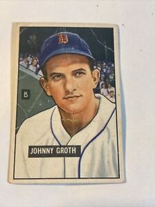 1951 Bowman Baseball #249 Johnny Groth VG