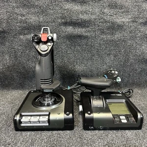 Saitek X52 Pro Flight Control System PS34 w/ Flight Stick & Throttle w/ Cable - Picture 1 of 11