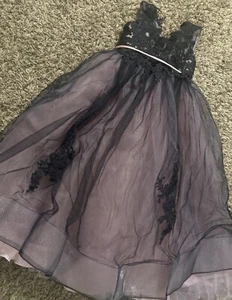 Flower Girl Dress Kids Lace Applique Pageant Ball Gown Dresses Size 4 - Picture 1 of 12
