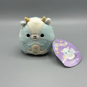 Squishmallows DOMINGO Goat 3.5" Plush Bag Clip NEW - Picture 1 of 4