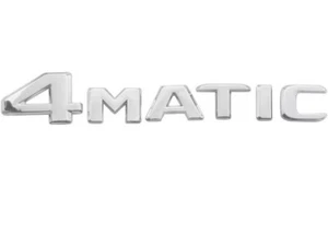 Letra 4Matic para Mercedes nuevo modelo placa de características pegatina emblema logotipo - Imagen 1 de 2