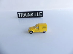 SCHUCO PICCOLO METAL 1:87 VOITURE CITROËN 2 CV CHEVAUX GARAGE DUBOIS - Picture 1 of 5