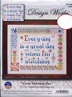 Design Works GREAT STITCHING DAY JAS-048 2425 COUNTED CROSS STITCH 11" X 13"