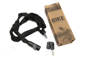 Chain Bike Lock - Black 1 metre - Picture 1 of 4
