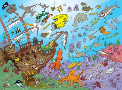 MasterPieces Underwater 100 Piece Jigsaw Puzzle - Image 1 of 4
