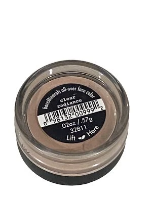 BareMinerals Clear Radiance All Over Face Color .57g/0.02 oz Seald New Highlight - Image 1 of 3