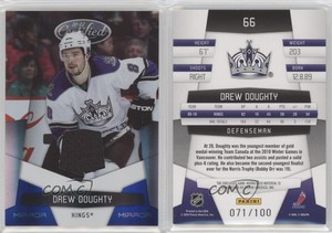 2010-11 Certified Mirror Blue Materials /100 Drew Doughty #66