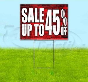 SALE UP TO 45% OFF 18x24 Yard Sign WITH STAKE Corrugated Bandit USA DISCOUNT - Picture 1 of 5