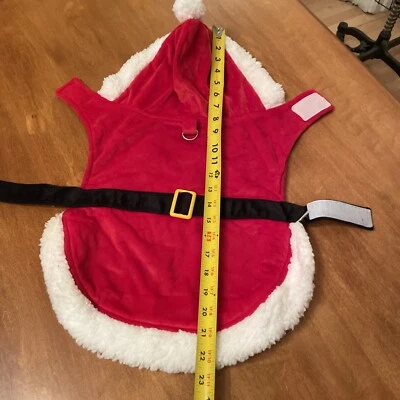 Pet Santa Costume/outfit size Medium Christmas Holiday 🎅🐕🎄🐩🎄🌟✨ - Image 1 of 4