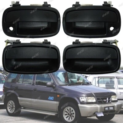 Black Exterior Outer Door Handle Fit For Kia Sportage NB SUV 1995-2002 - Image 1 of 4