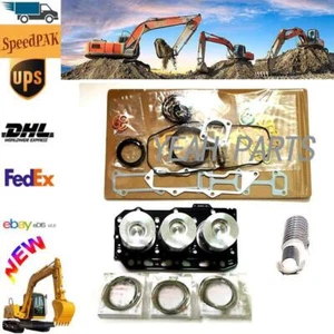 3TN66 3TN66-UJ Overhaul Rebuild Kit For Yanmar Engine Piston Ring Bearing Gasket - Picture 1 of 2