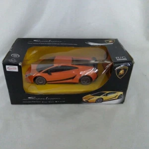 RASTAR LAMBORGHINI ORANGE SUPER LEGGEDA RC REMOTE CONTROL CAR AUTO 1:24 NIB - Picture 1 of 4