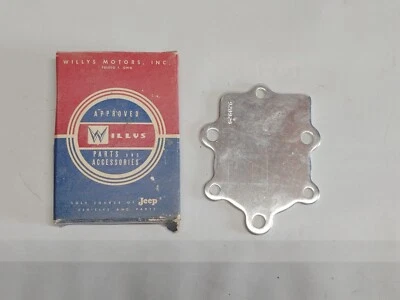 NOS 1963-1973 Jeep Willys Engine Oil Pump Cover  931582 - Image 1 of 4