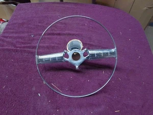 1949 1950 Plymouth Chrome Horn Ring 1138543 DCPD Special Deluxe MOPAR - Picture 1 of 11