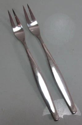2x Fleischgabel 2 Stück BSF Dänisch Perl Edelstahl - Bild 1 von 2