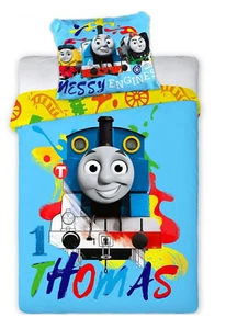 Thomas & Friends Cot Bedding Set 135cm x 100cm & Pillowcase 60cm x 40cm - New - Picture 1 of 5