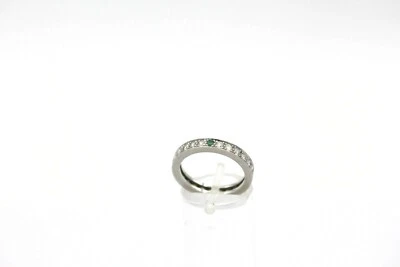 Memory Ring Damen 750er Weißgold 24 Brillanten 3 Smaragden Gr. 50 2,95g - Bild 1 von 4